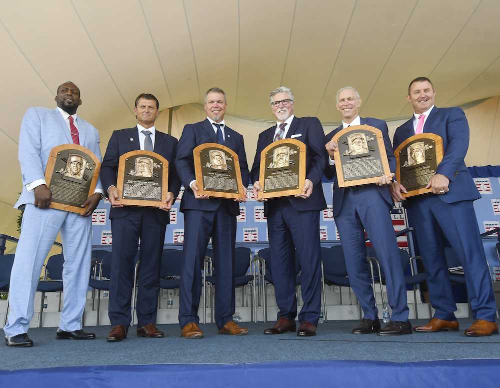 大リーグ殿堂入り式典　ブレーブス黄金期を支えたジョーンズ氏ら６人を表彰
