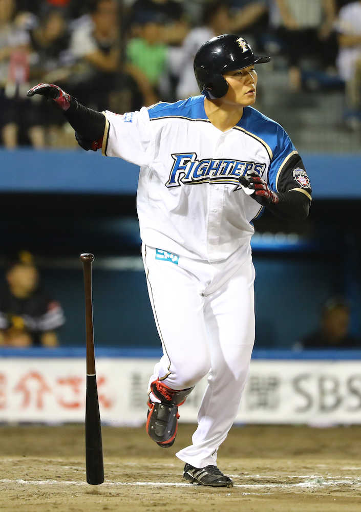 ベーブルースゆかりの静岡・草薙で１軍復帰した次の試合で２号本塁打を放った日本ハム・清宮