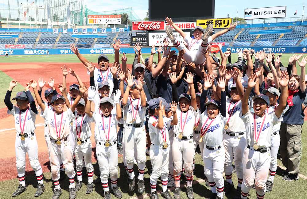 多賀少年野球クラブが初優勝　結成３０年目　辻監督「最高のチーム」