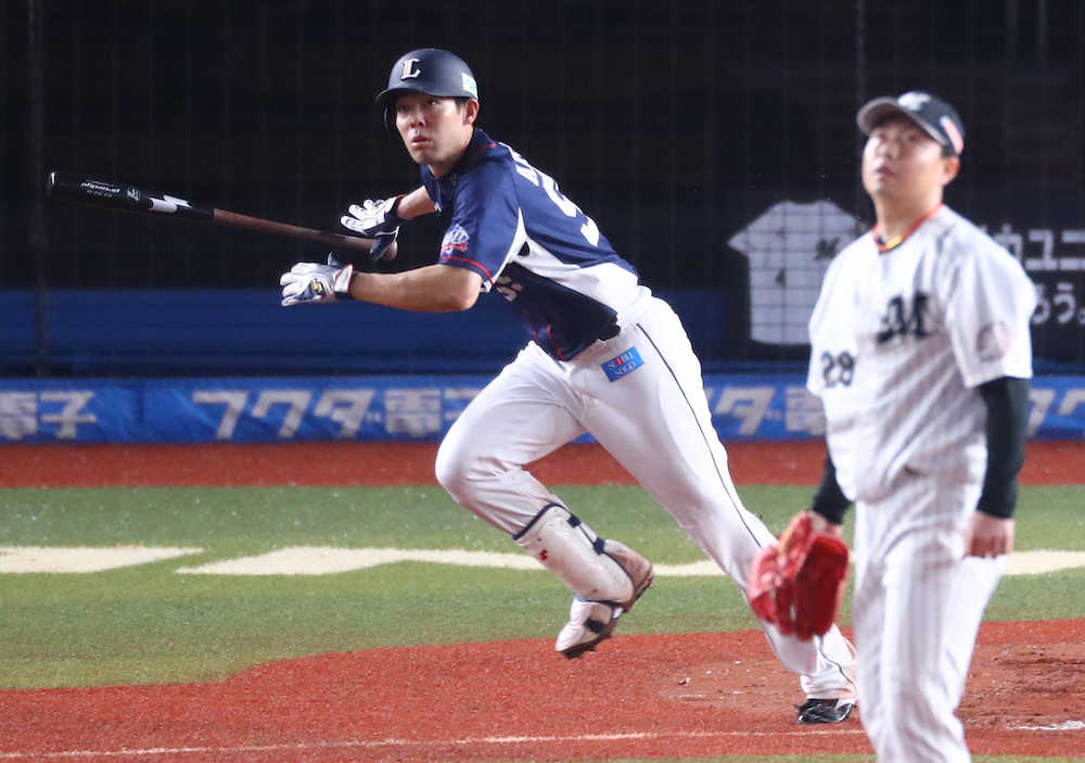 西武・秋山　今季３度目の４安打　９月は打率．３４８