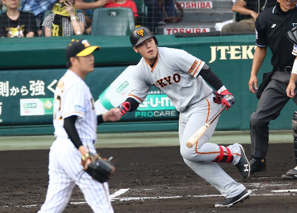 巨人・岡本、マルチで復調ぶりアピール「うまく打つことができた」