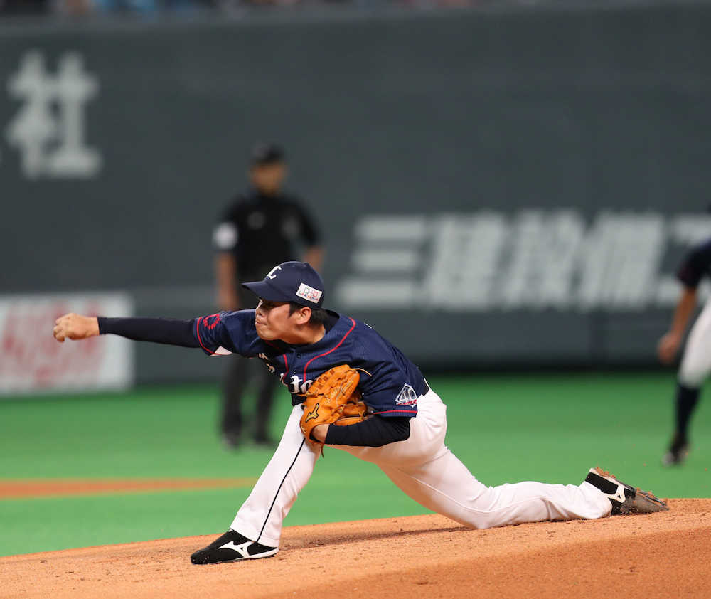 西武・多和田　単独最多勝へ前進１６勝　打球直撃も執念１２６球、雄星に２差