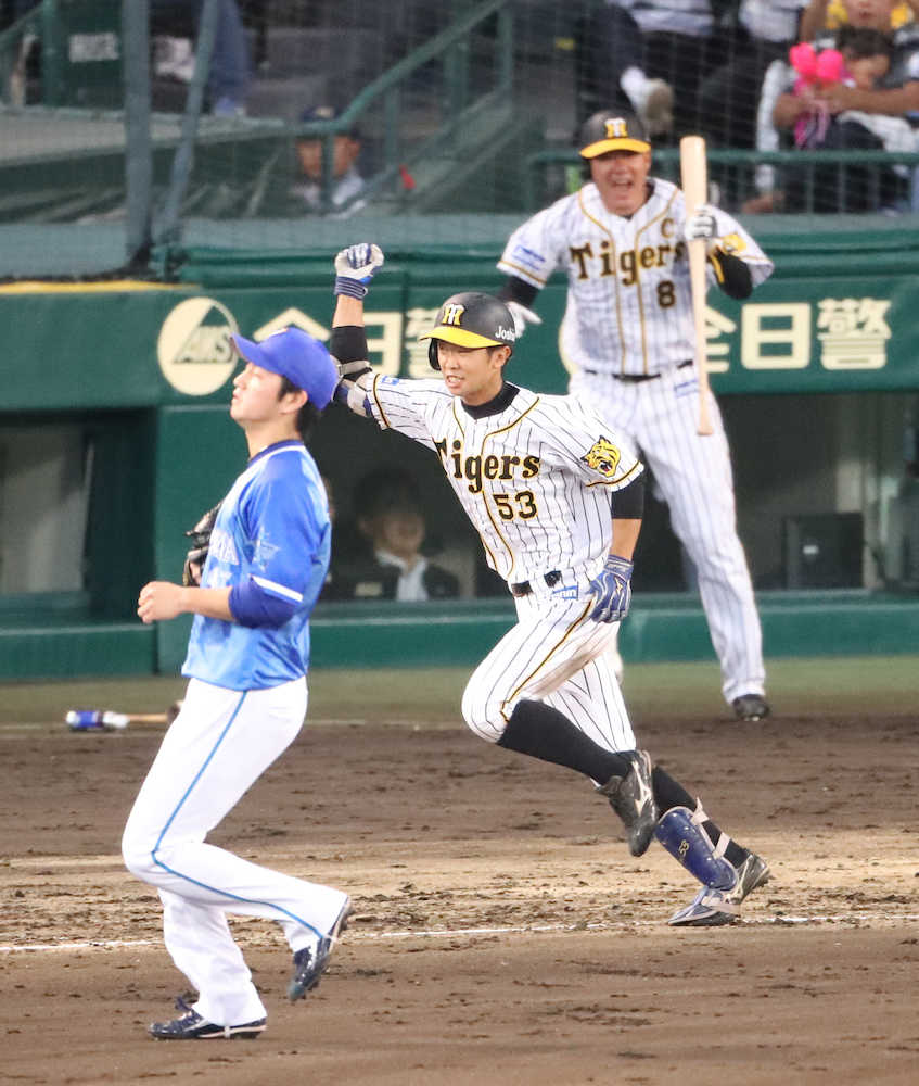 【画像・写真】阪神　延長戦サヨナラ勝ちで連敗が５で止まる　甲子園での連敗も８でストップ