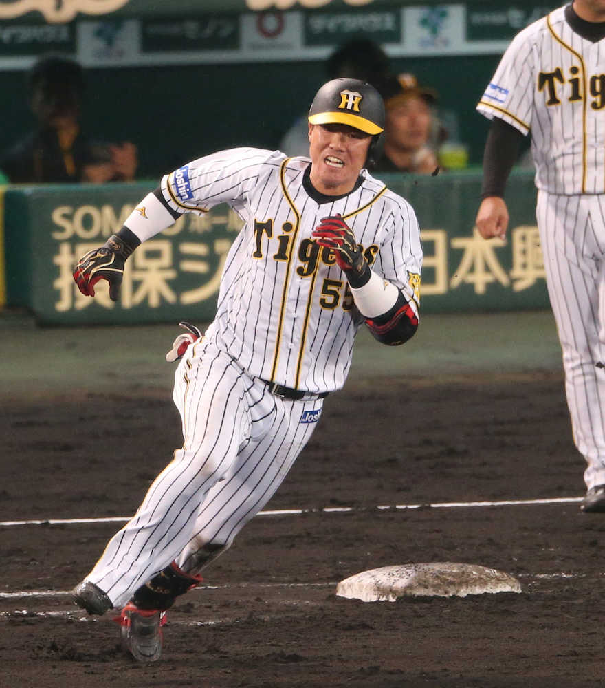 阪神・陽川　勝利の一撃　７回決勝二塁打！うっぷん晴らす猛打ショー