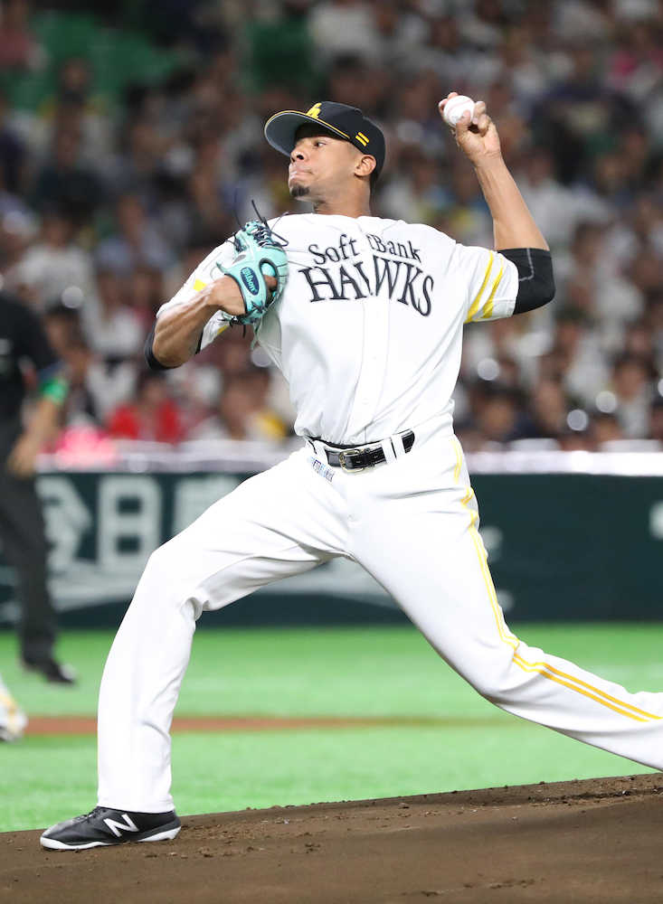ソフトＢ　難敵・上沢から初回１３球で５得点　柳田同点打＆デスパ満塁弾