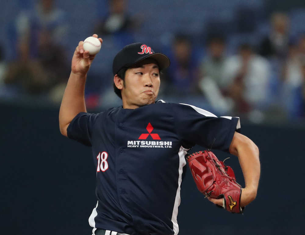 社会人ベストナイン２次選考　中日ドラ３・三菱重工名古屋の勝野ら７８選手