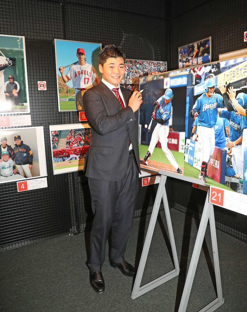 日本ハム・清宮　野球報道写真展訪れ「来年はもっと多くこの写真の中に入れれば」
