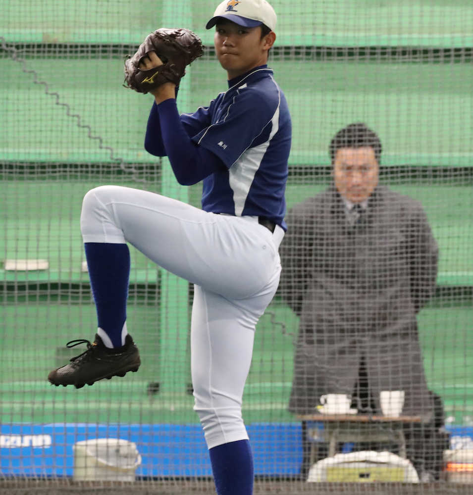 阪神　筒井スカウト　ドラ１候補星稜・奥川を今年初視察「勝ち運や人をひきつける魅力ある」