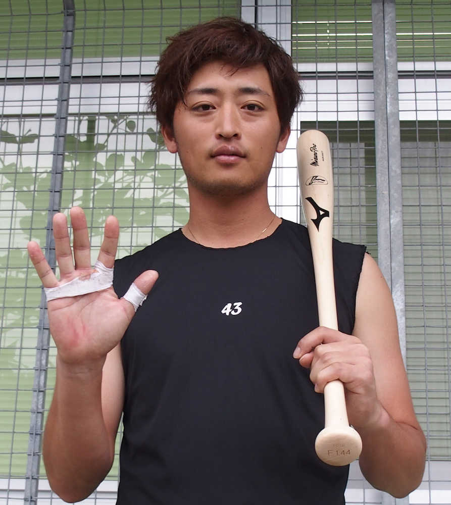 ６年目の日本ハム・白村　野手転向が決定「突然の話」も「監督の熱意に負けた」