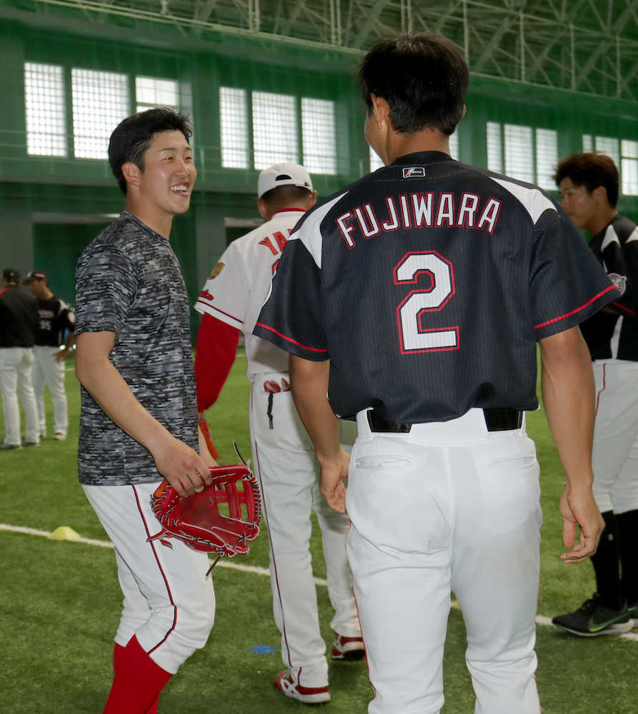 【画像・写真】藤原ＶＳ小園また流れた　中学チームメート、ドラ１初競演ならず