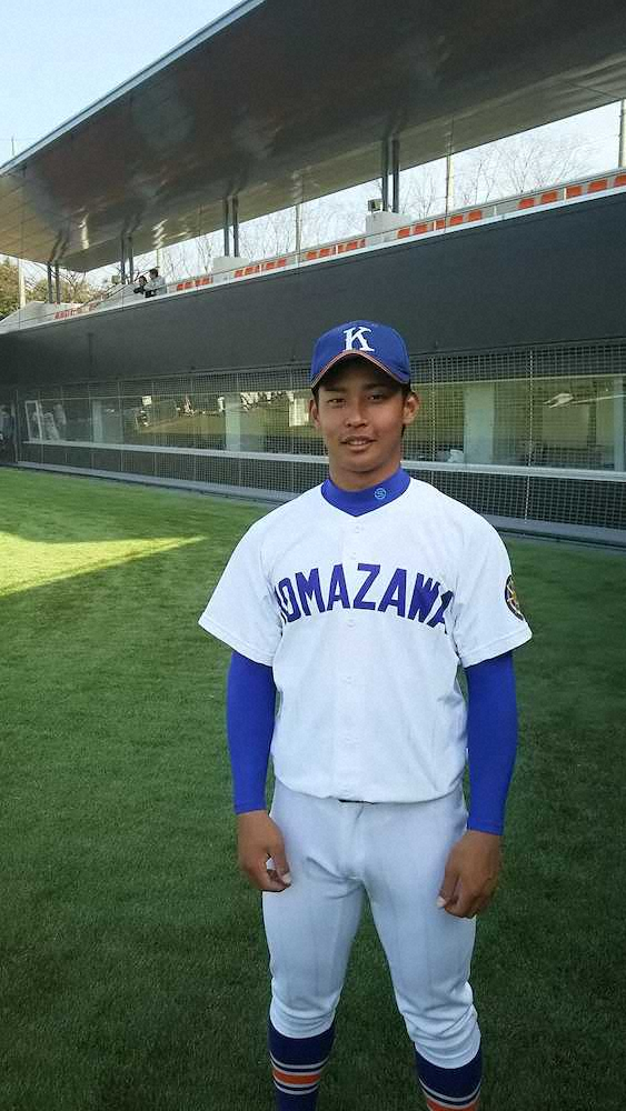 駒大・上野　明大とのＯＰ戦で好投　大倉監督も合格点