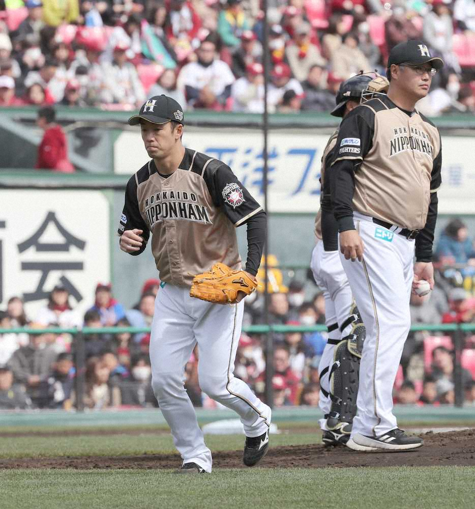 日本ハム・斎藤佑　木田コーチ「打者一巡メドで交代するのは予定通り」