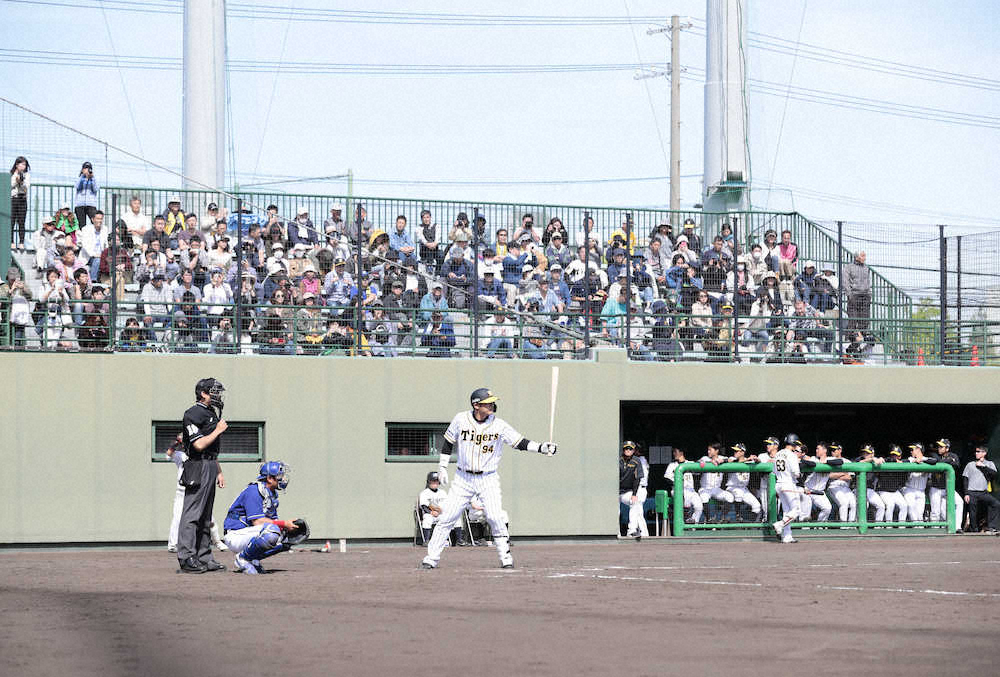 阪神・原口が実戦復帰　大腸がん公表から97日「やっぱり野球は楽しい」