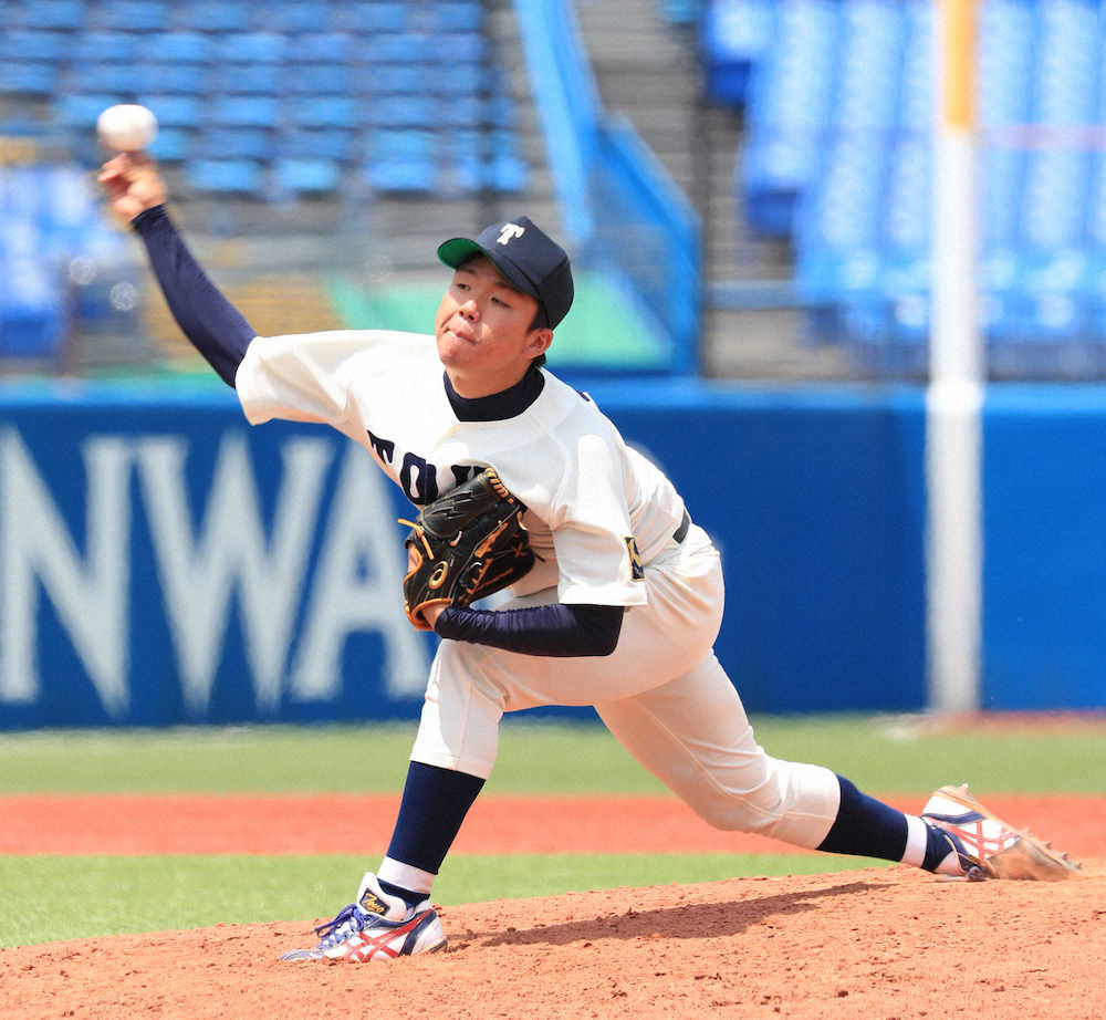 東洋大・村上、1失点完投で今季無傷の5勝目「気力で投げた」