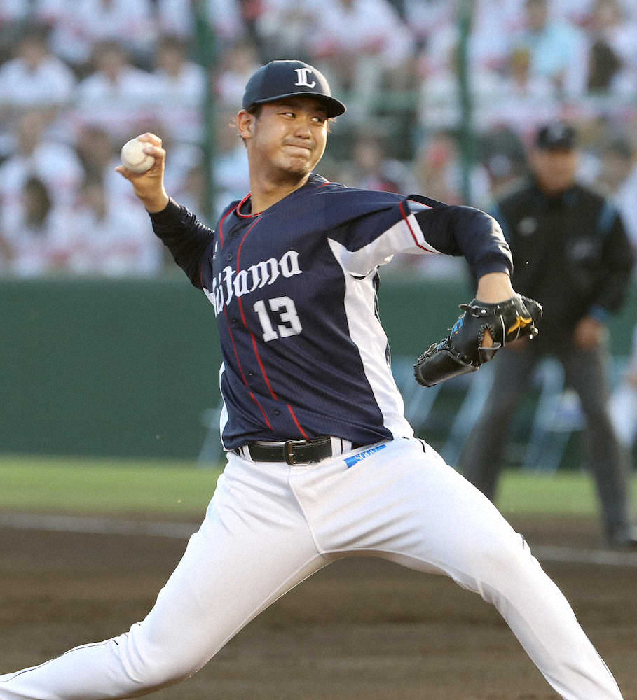 西武・光成、5回5失点も3勝目「野手の皆さんに感謝」