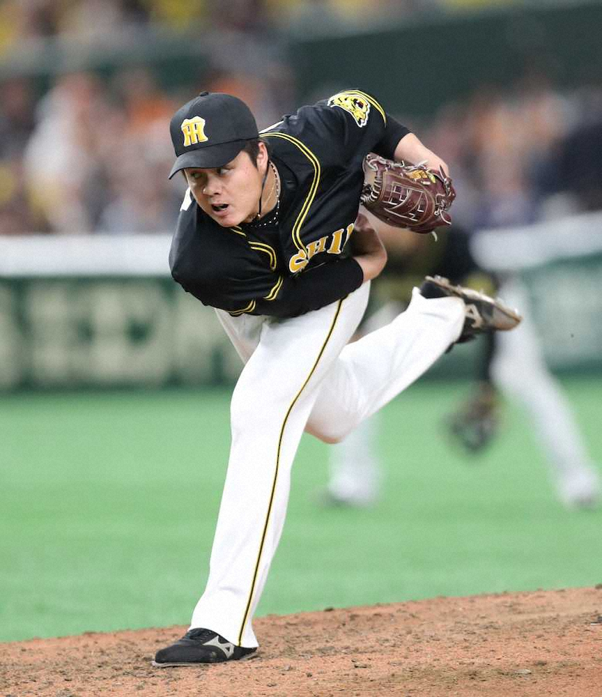 阪神、5年目右腕・守屋がプロ初勝利「今年は矢野さんの力に絶対になりたい」