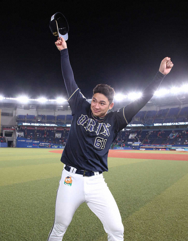 オリックス榊原、故郷・千葉でプロ2勝目　味方勝ち越しに「キター！って感じ」