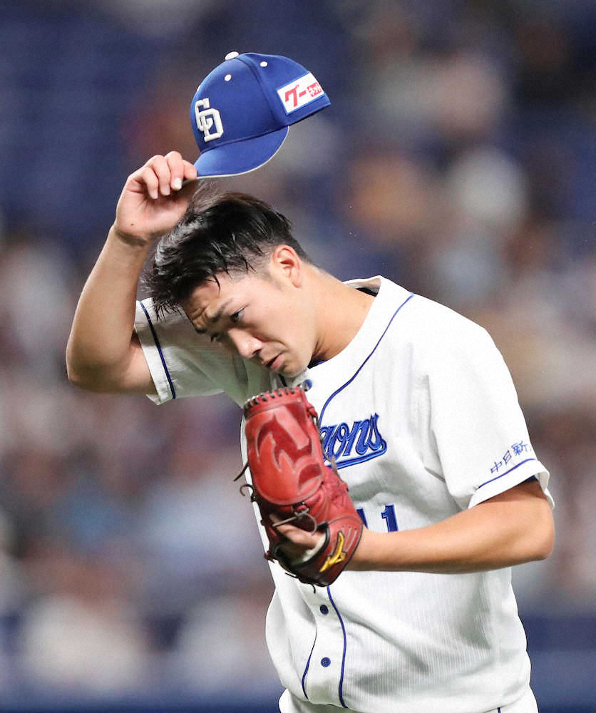 中日、投手陣炎上で連敗　先発勝野が自己ワースト7失点