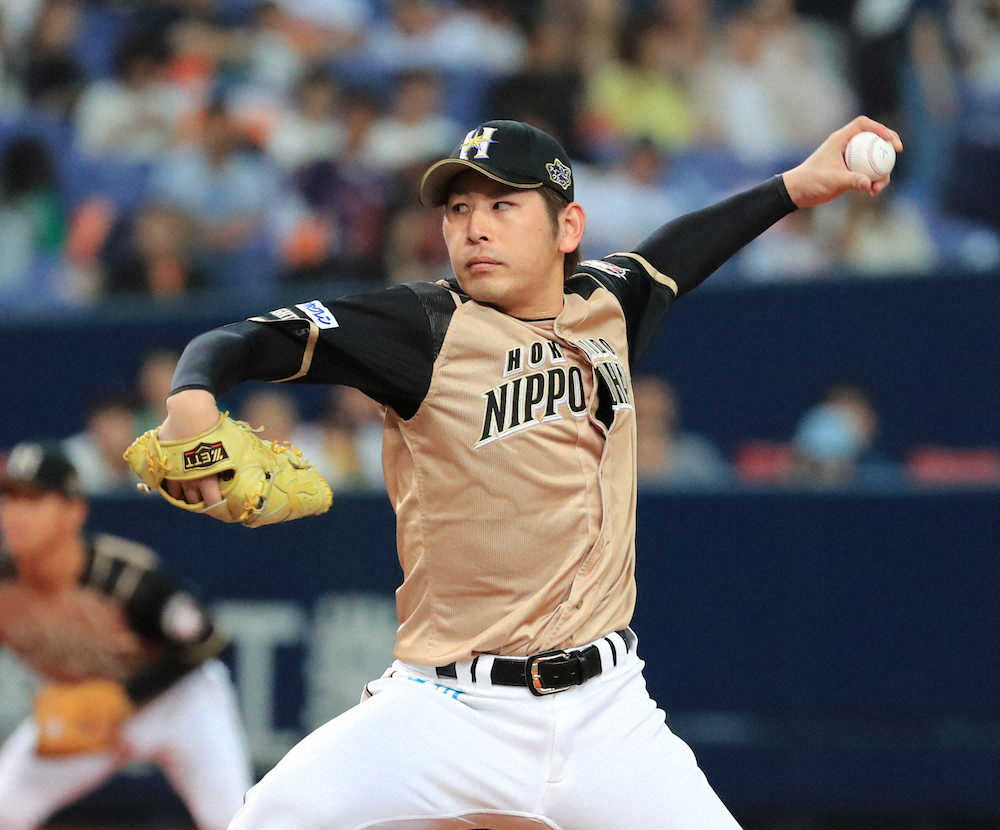 日本ハム・加藤　オリックス戦で7回までノーヒット投球も8回に打たれる