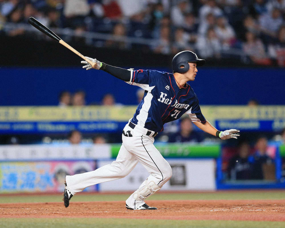 西武・戸川プロ初本塁打！球団育成出身初のアーチ、汚名返上の同点弾に「凄いうれしい」