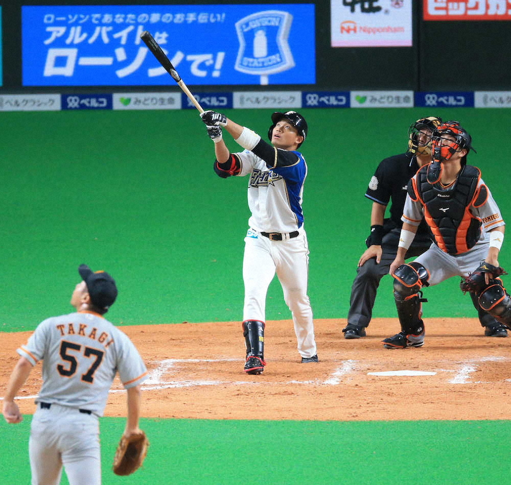 日本ハム大王、本拠1号がV弾！観戦ツアー台湾ファンの前で「記念すべき本塁打」