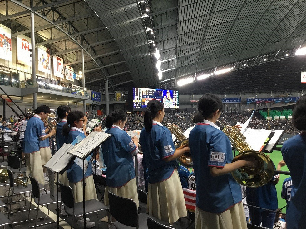 日本ハム　今年も札幌白石高吹奏楽部と応援コラボ　「青空エール」モデル