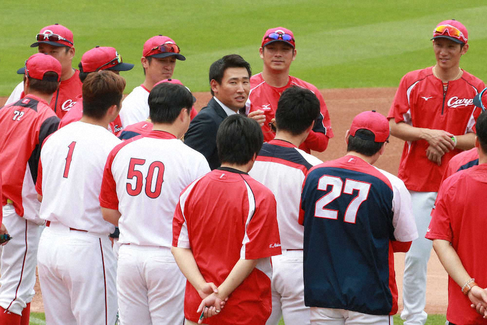 楽天へトレードの広島・下水流　ナインに最後のあいさつ「今シーズンが勝負だと…」