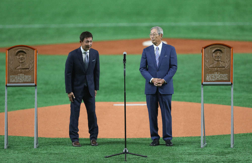 野球殿堂入り表彰　立浪氏、星野さんに「感謝」権藤氏は感動「一世一代の晴れ姿」