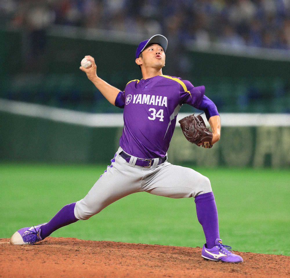 ＜七十七銀行・ヤマハ＞ヤマハ3番手・堀田（撮影・白鳥　佳樹）