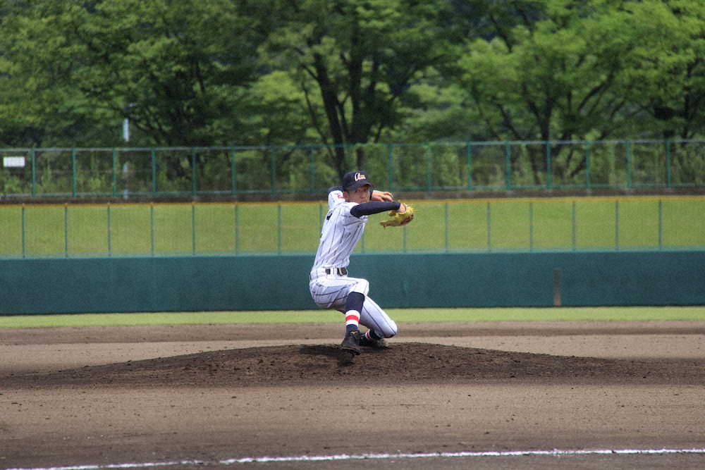 力投する浦和学院・下薗