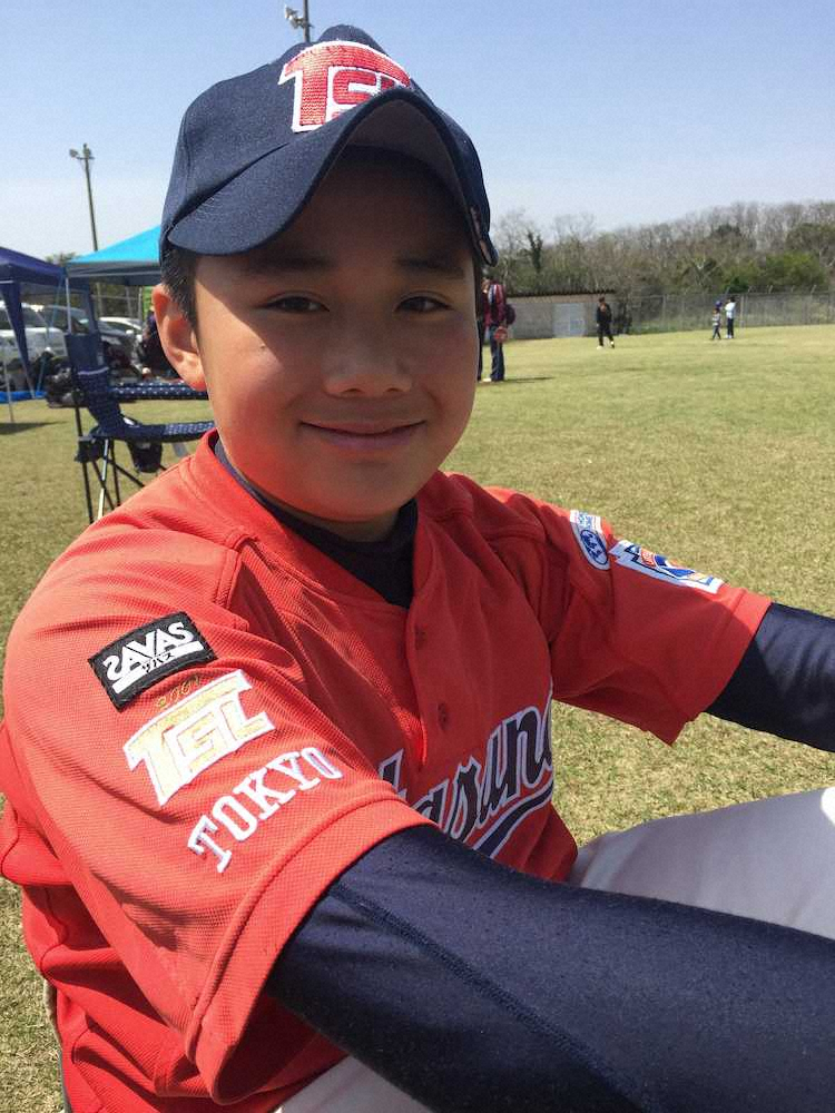 11歳の頃の清宮福太郎