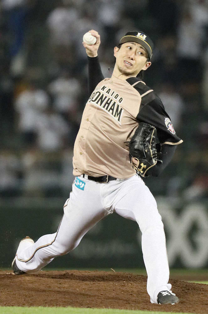 日本ハム金子　6回無安打投球で4勝目、今季最多92球「次はもっと投げたい」