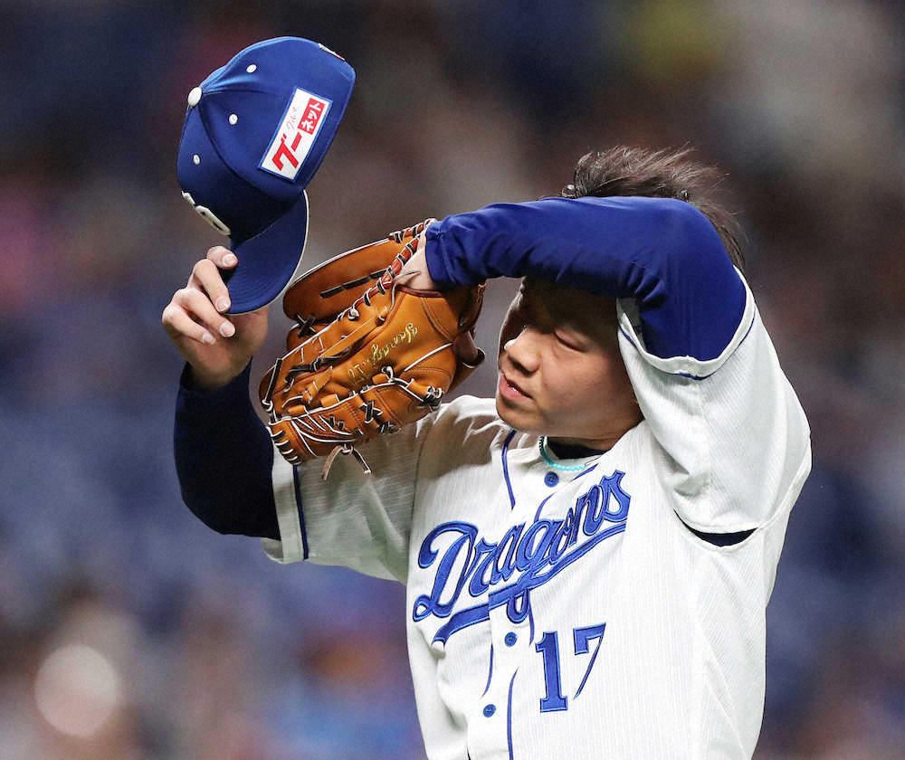 中日・柳　援護なく4敗目…与田監督は平良への投球を課題に「もったいなかった」
