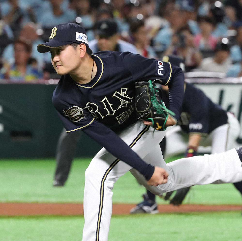 オリックス・竹安　自己ワースト2回0/3を7失点で降板