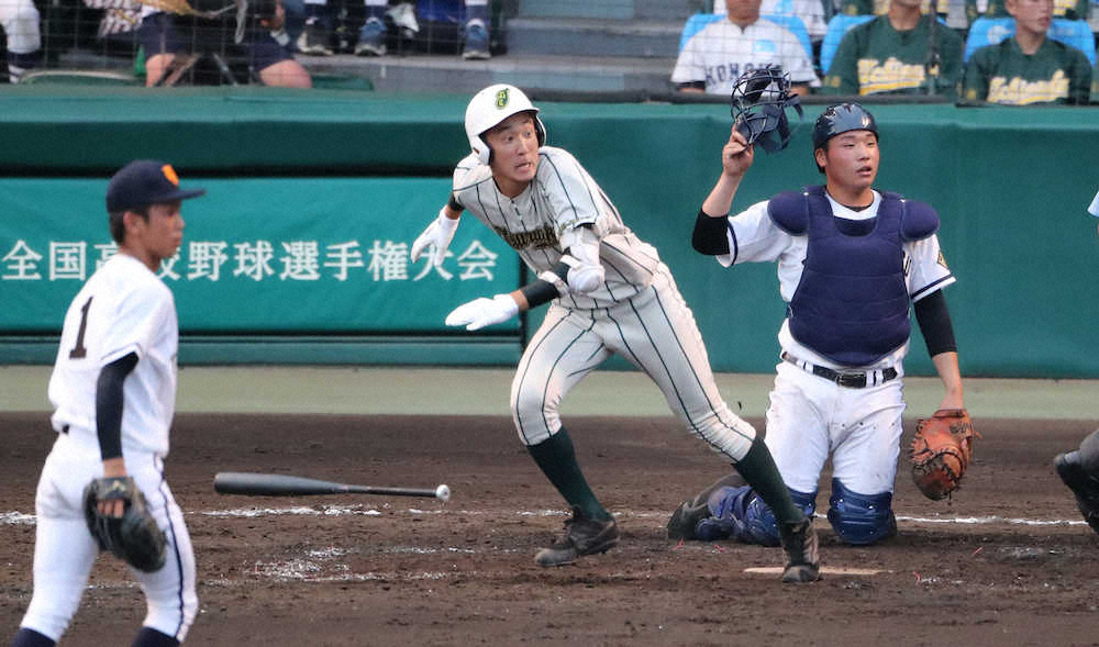 鶴岡東、U―18代表左腕攻略　丸山が誕生日に逆転2点打「うれしい」