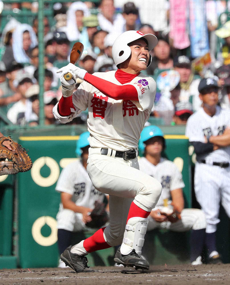 【画像・写真】智弁和歌山　1イニング3発！ド派手逆転劇　08年の先輩と同じ日付に史上2度目の大会記録