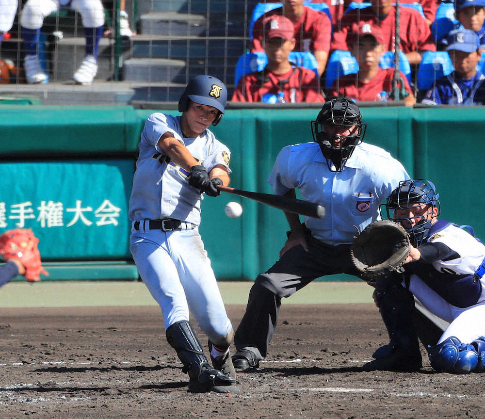 【画像・写真】仙台育英　2戦連続2桁安打で3回戦進出！1番・中里、4安打1打点に「出来過ぎ」