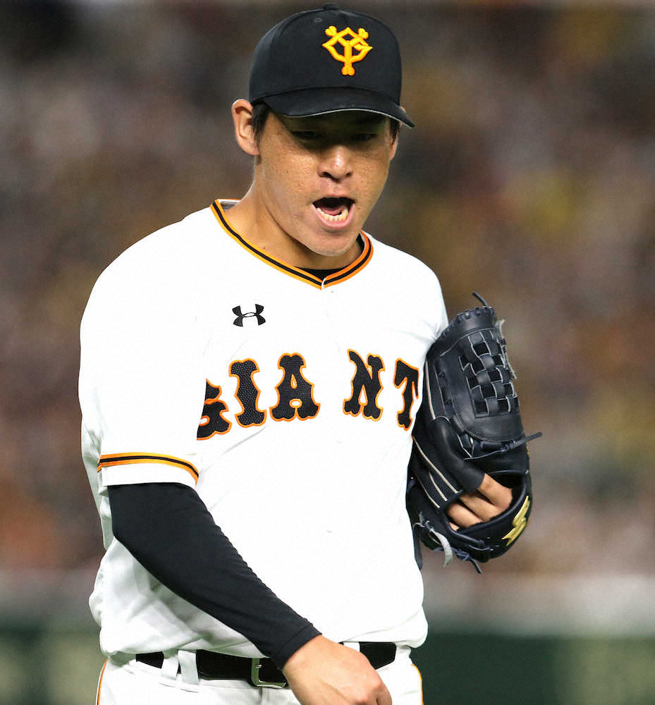 【画像・写真】巨人セ最速60勝到達！岡本が逆転V弾　桜井は気迫の虎退治　自己最多125球で7勝目