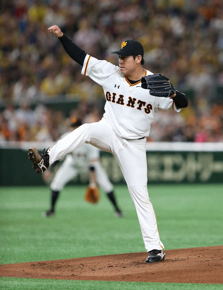 【画像・写真】巨人セ最速60勝到達！岡本が逆転V弾　桜井は気迫の虎退治　自己最多125球で7勝目