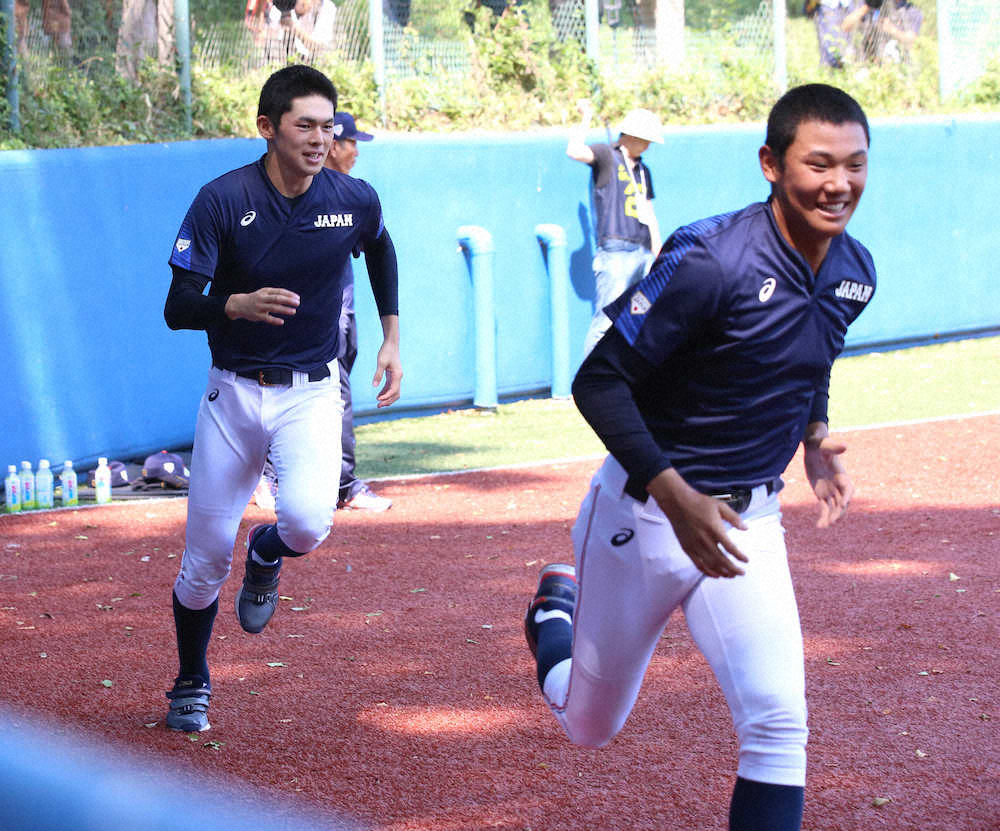 【画像・写真】U18佐々木　大学No.1右腕・森下と“ドラ1候補頂上対決”本番前ラスト実戦「無失点」宣言