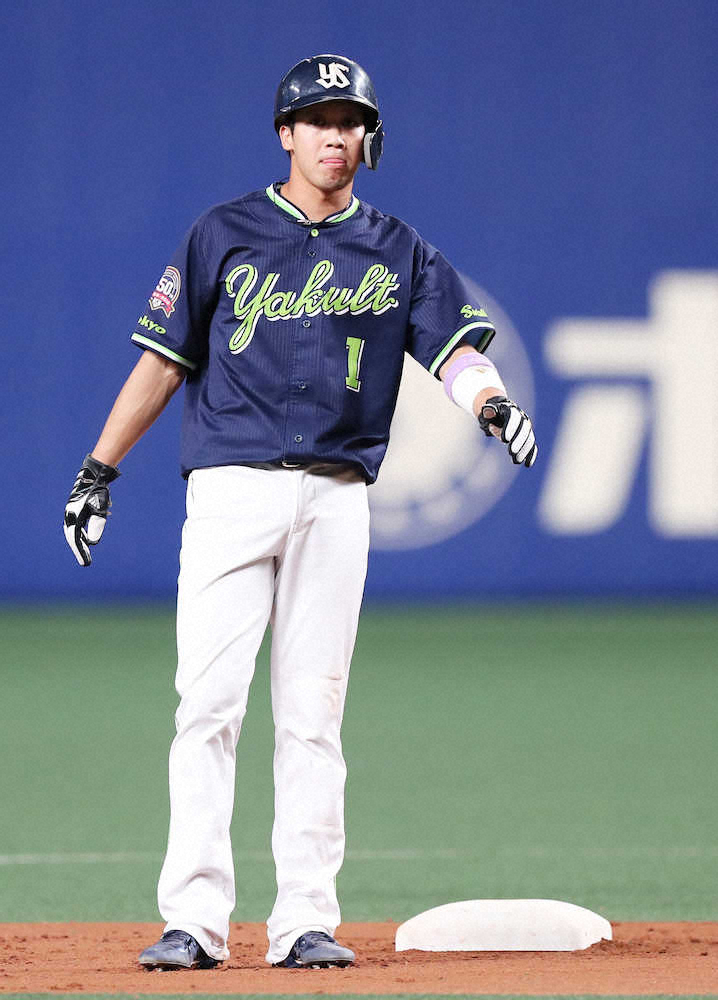 ヤクルト・山田哲がプロ野球新記録　同一シーズン連続盗塁成功「32」に