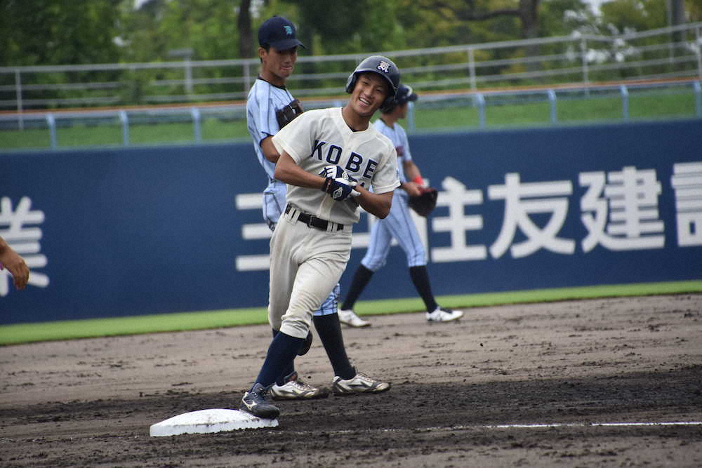 神戸大、大工大に先勝　岩岡“大学第1号”「こんな感じなんやな」