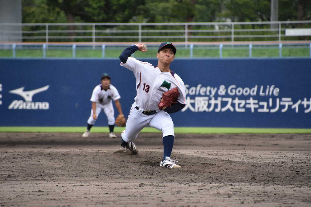 阪南大・堀　雨も何の初完封！緩急駆使してゴロの山築く