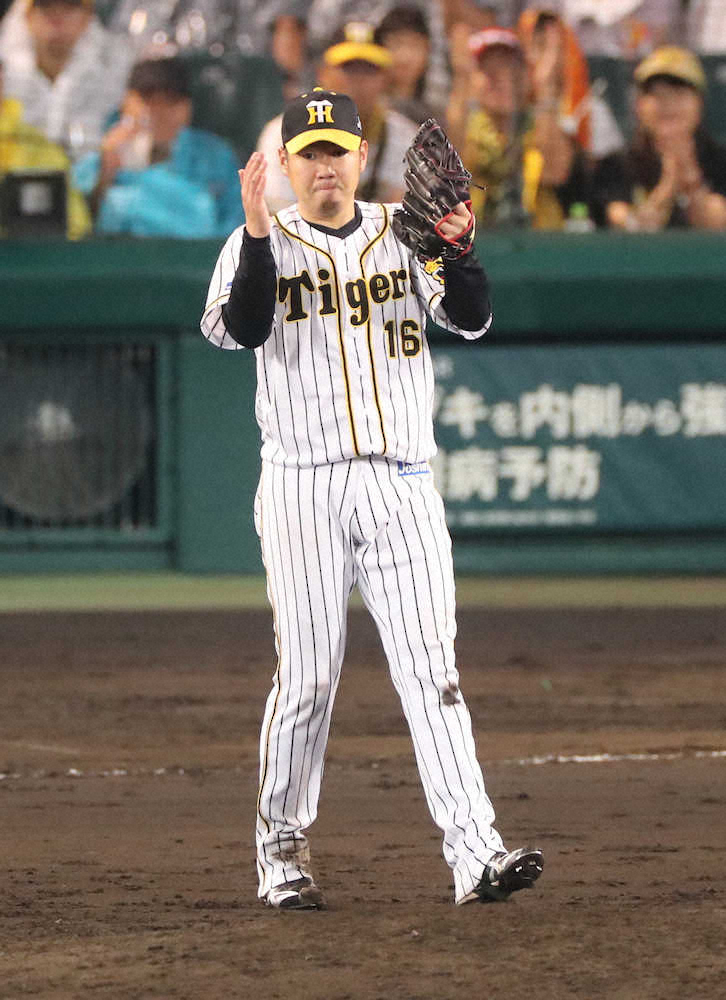 阪神・西　巨人戦初勝利ならず…6回2失点で降板