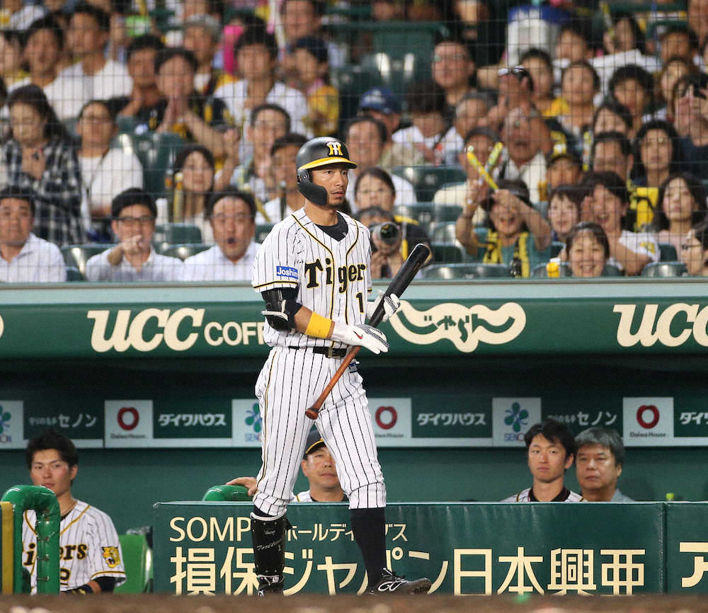 阪神　今季最終戦に鳥谷が代打で出場　右飛に倒れるも大歓声　そのまま遊撃の守備に