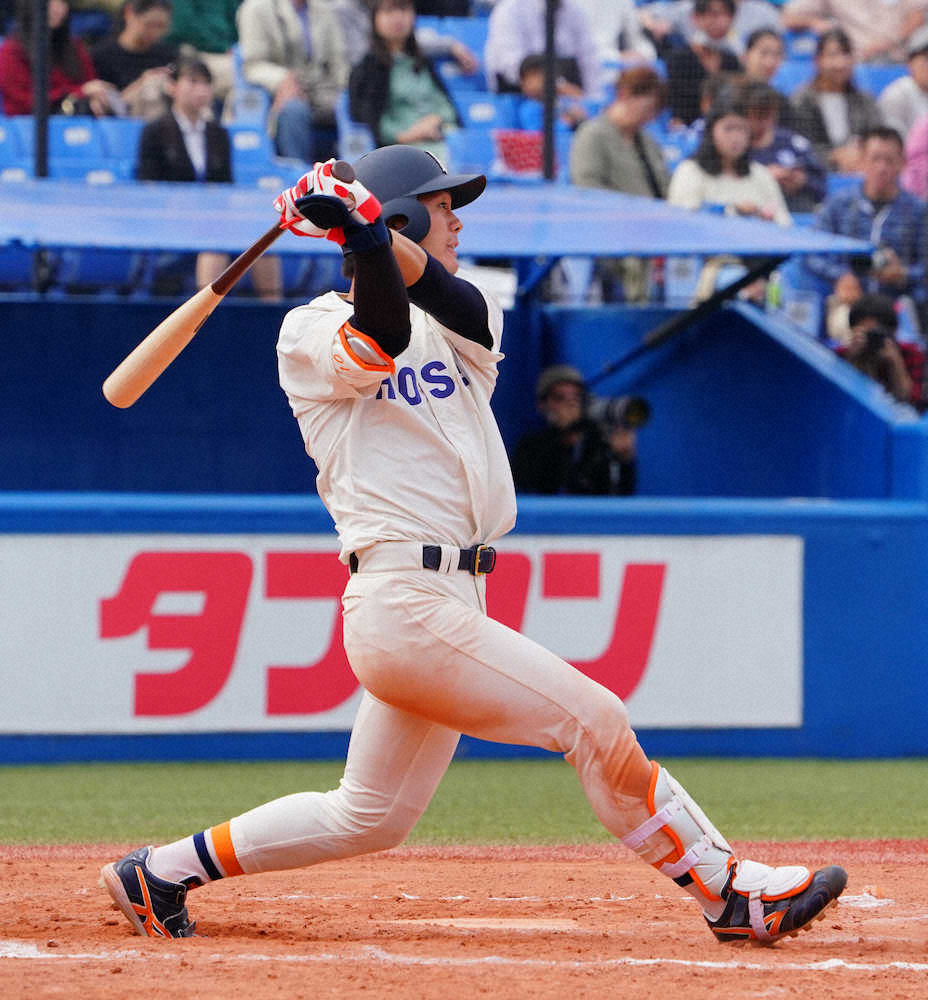 法大、逆転で連勝　ロッテドラ5福田が同点弾　優勝決定戦に望みつなぐ「気持ち切らさない」