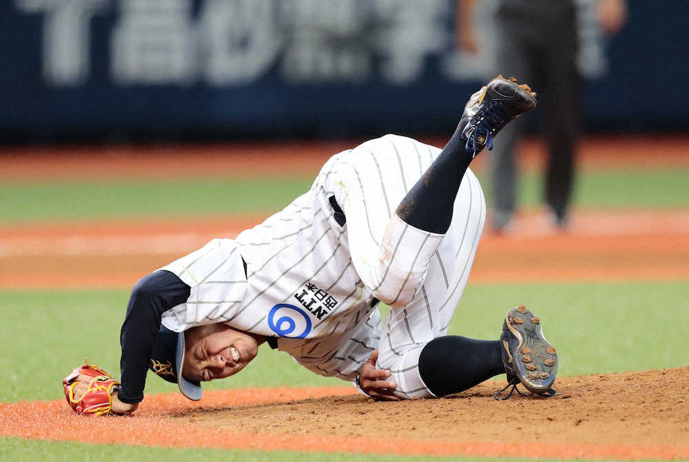 NTT西日本　大江、6回まで無安打も小深田の打球直撃　負傷降板に「とにかく悔しい」