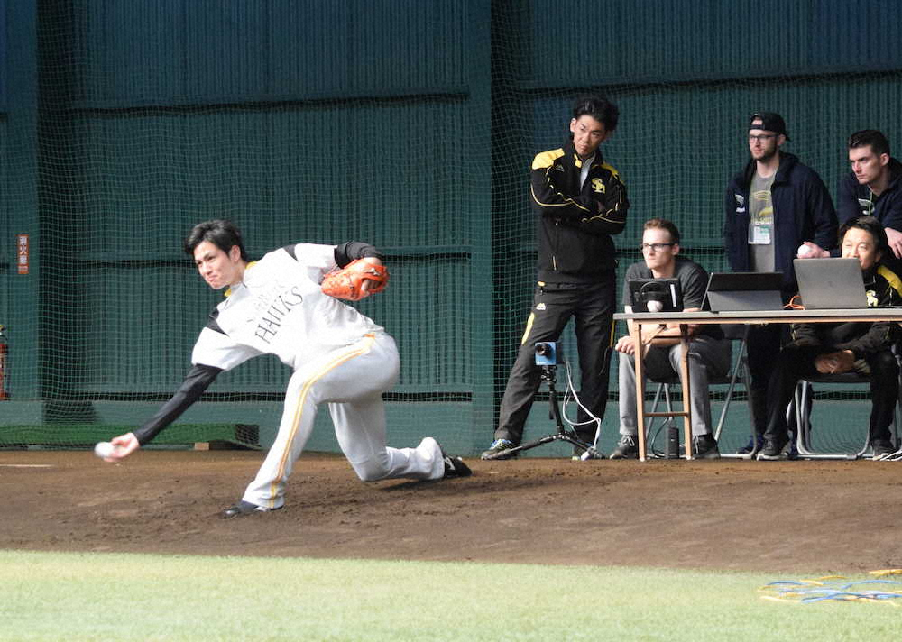 ソフトB・高橋礼　下から150キロ出す！サブマリンに“伸びしろ”MLBハイテク機器で判明