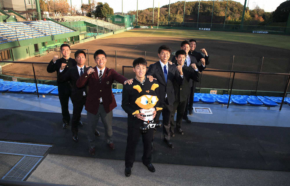 巨人　ドラ5山瀬「慎之助」と呼ばれたい　ドラフト指名選手が施設見学