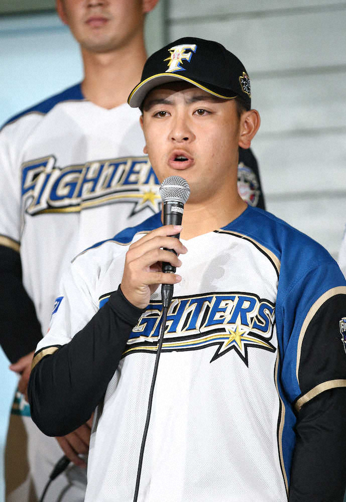 日本ハム・ドラ1河野、球団環境に好印象「野球に集中できる」